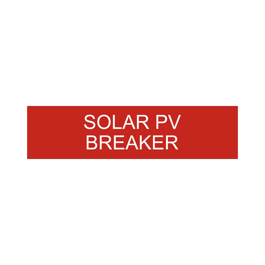 Solar Breaker Labels