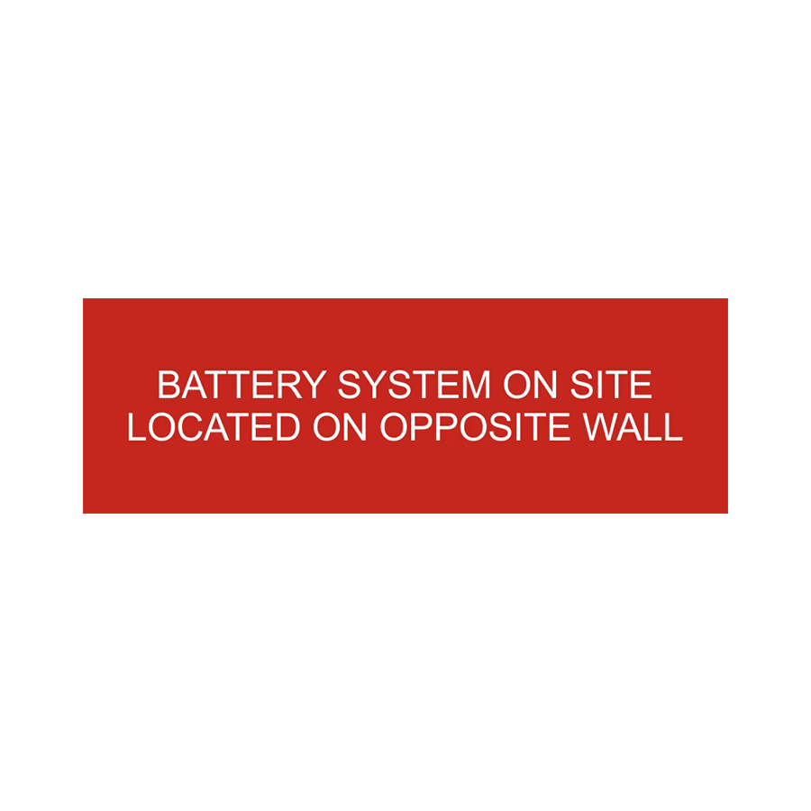 Battery System On Site - PV-099 