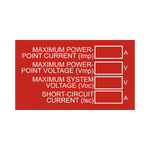 Maximum Power Point Current (Imp) - PV-105 