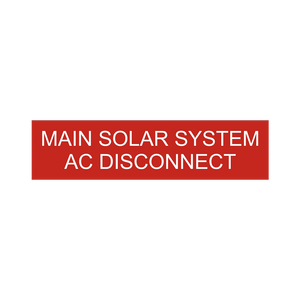  Main Solar System AC Disconnect LB-050263-103 PV-112