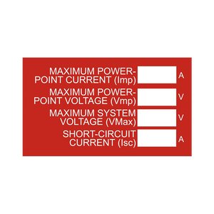 Maximum Power Point Current (Imp) PV-117