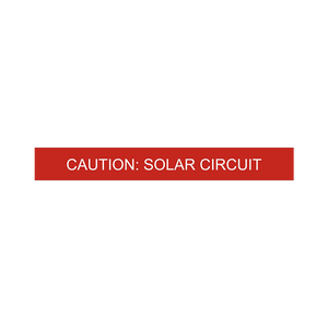 Caution Solar Circuit