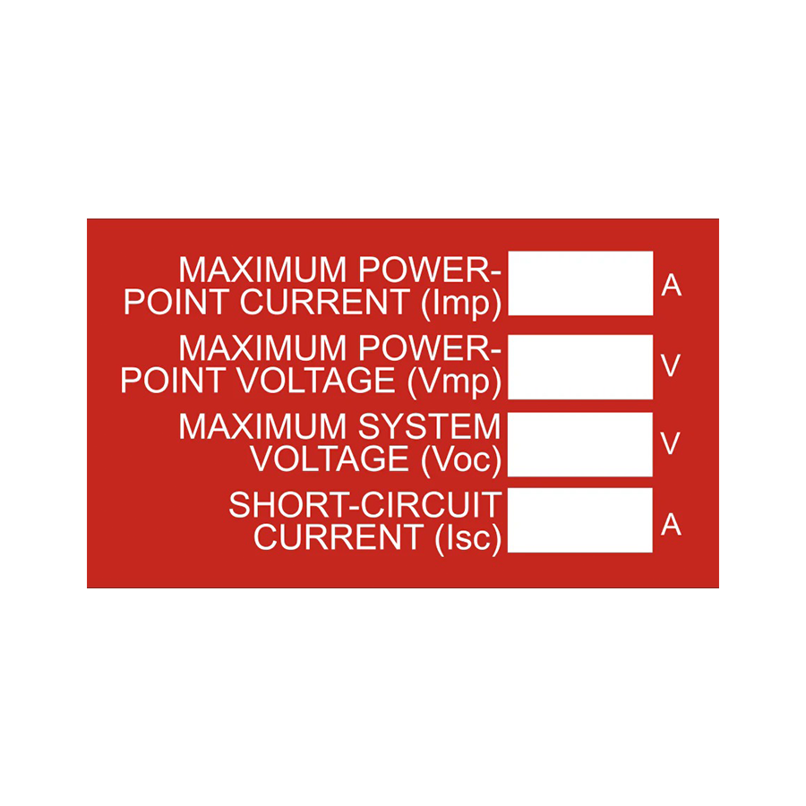 Maximum Power Point Current (Imp) PV-129