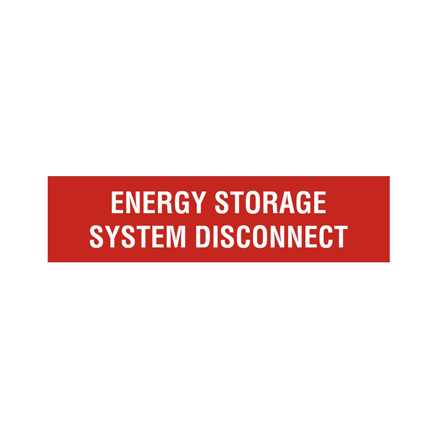 Storage System Disconnect Sticker
