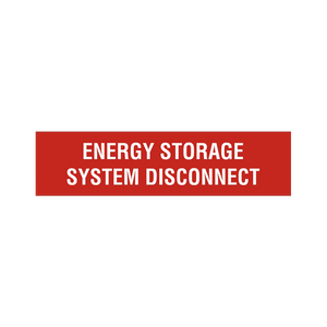 Storage System Disconnect Sticker