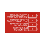 Maximum Power Point Current (Imp) PV-148 