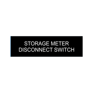 Storage Meter Disconnect Switch PV-149