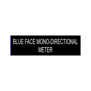 Blue Face Mono-Directional Meter PV-150 