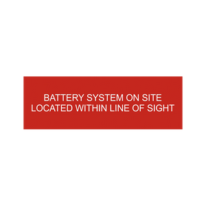 Battery Source On Site Located Within Line Of Sight PV-154