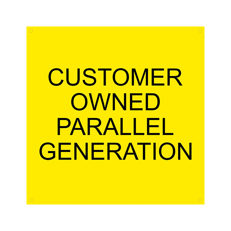 Customer Owned Parallel Generation -  PV-159