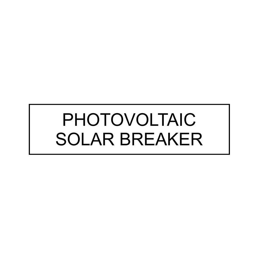 Photovoltaic Solar Breaker PV-168