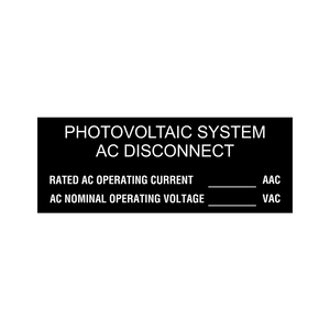 Photovoltaic System AC Disconnect PV-180