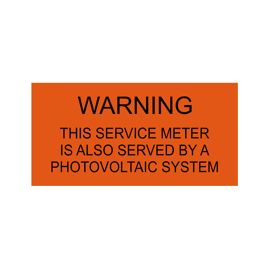Warning This Service Meter PV-193