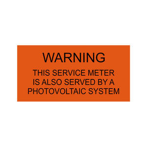 Warning This Service Meter PV-193