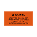 Warning Utility DG Disconnect