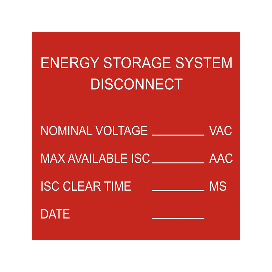 Energy Storage System Disconnect PV-206 