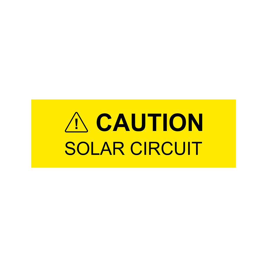 Caution Solar Circuit, PV-212