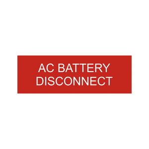 AC Battery Disconnect PV-213 