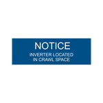 Notice Inverter Located PV-215