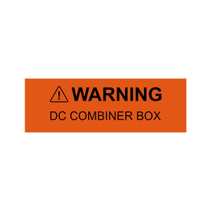 Warning DC Combiner PV-221