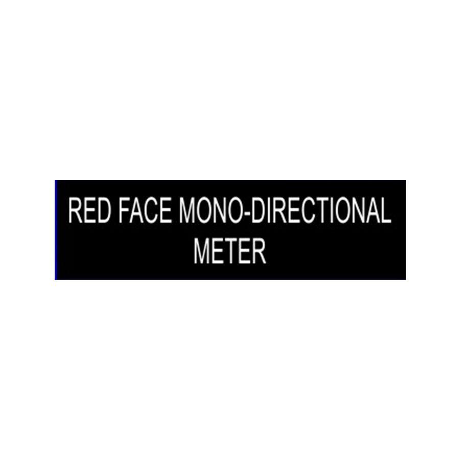 Red Face Mono-Directional Meter PV-240 