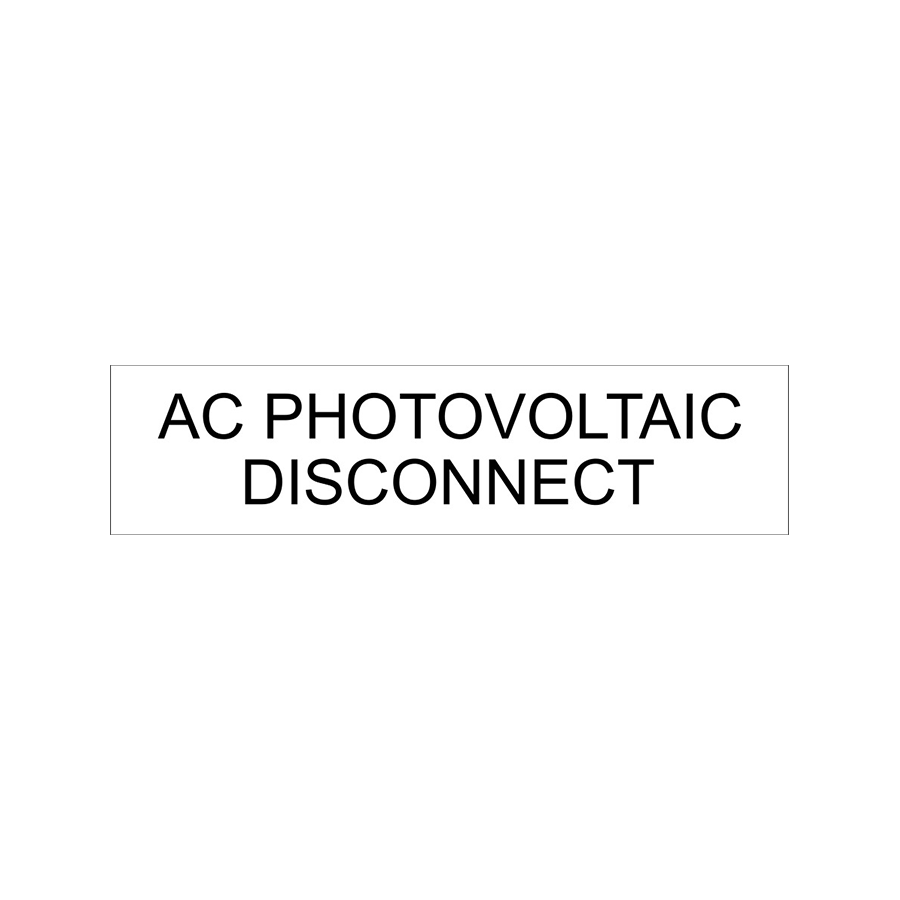 AC Photovoltaic Disconnect LB-050063-311 PV-267