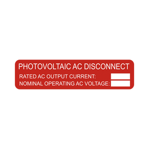 Photovoltaic AC Disconnect LB-050210-101 V-016