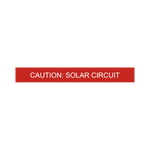 Caution Solar Circuit 75x6, Caution Solar Circuit V-027