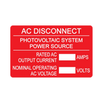 AC Disconnect Photovoltaic System Power Source V-066 