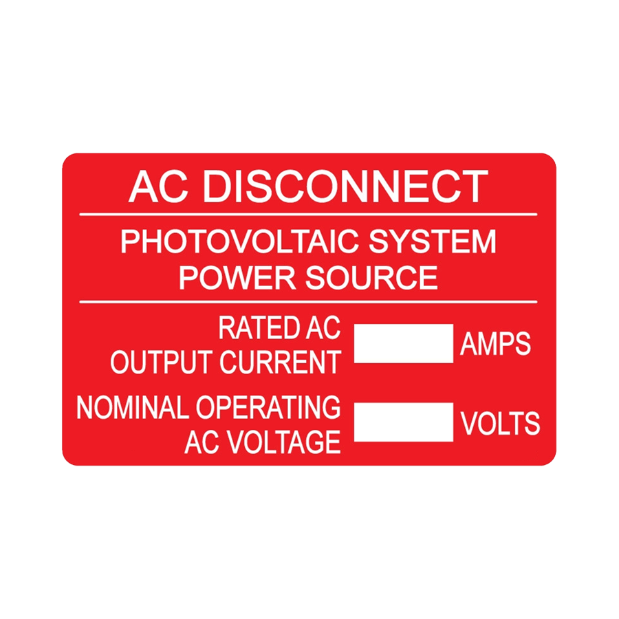 AC Disconnect Photovoltaic System Power Source V-066 