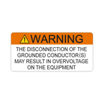 Warning The Disconnection Of The Grounded Conductor V-076