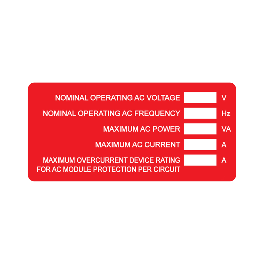 Nominal Operating AC Voltage V-077