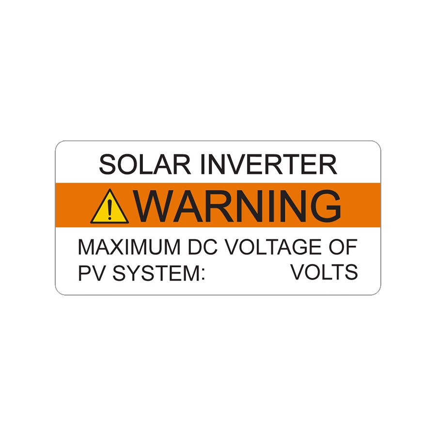 2x4 Solar Inverter V-087 Decal