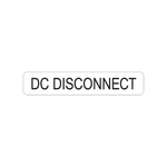 DC Disconnect V-089 Decal