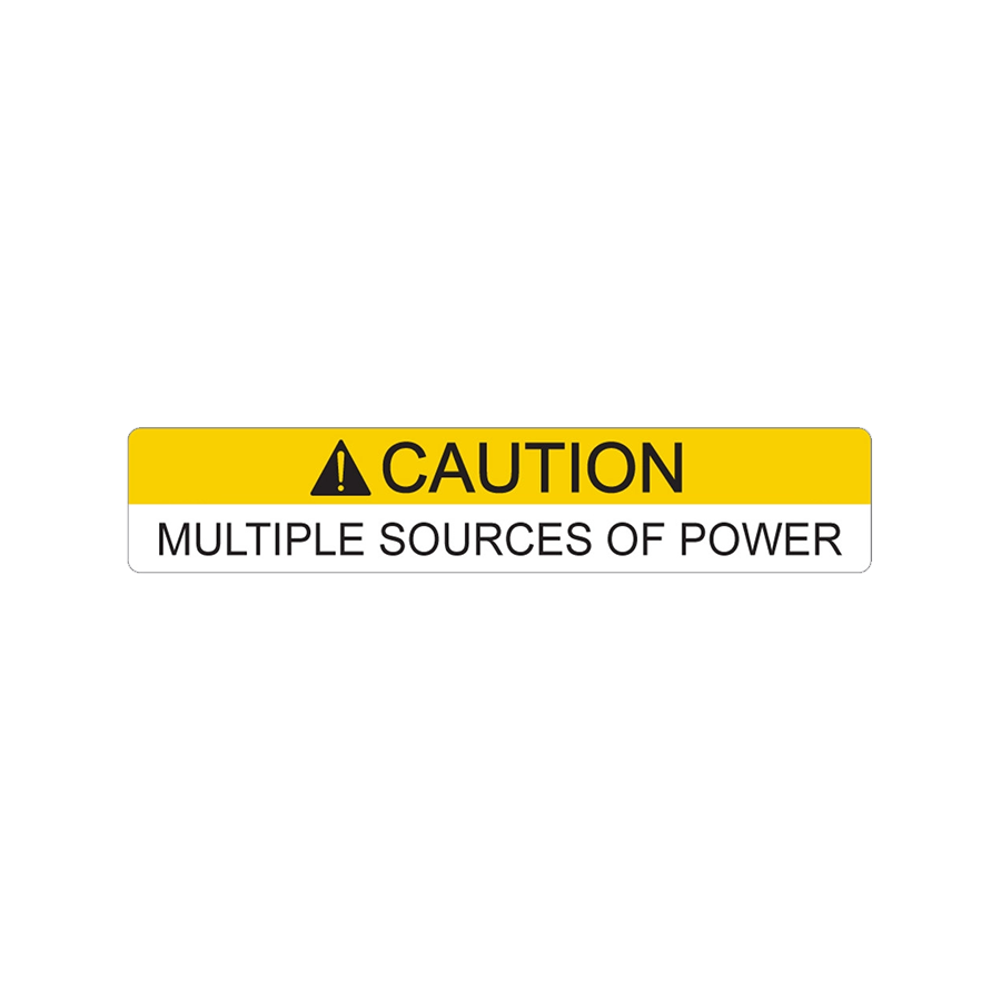 Multiple Sources of Power Decal