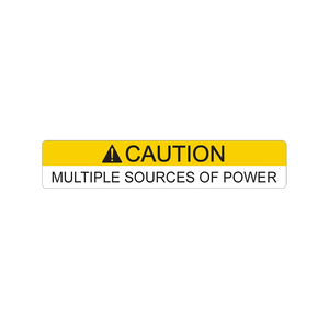 Multiple Sources of Power Decal