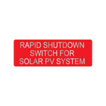 Rapid Shutdown Switch For Solar PV System V-093