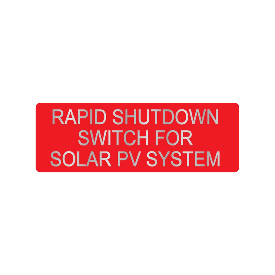 Rapid Shutdown Switch For Solar PV System V-093