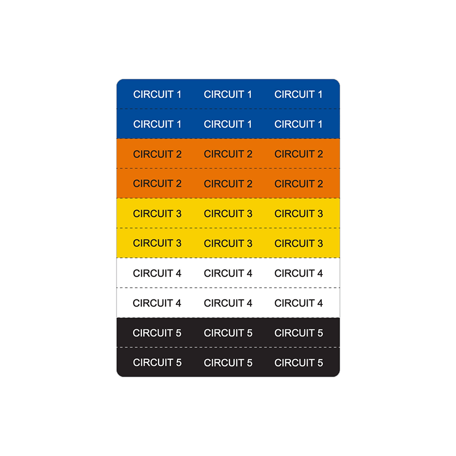 Circuit Label Set V-094