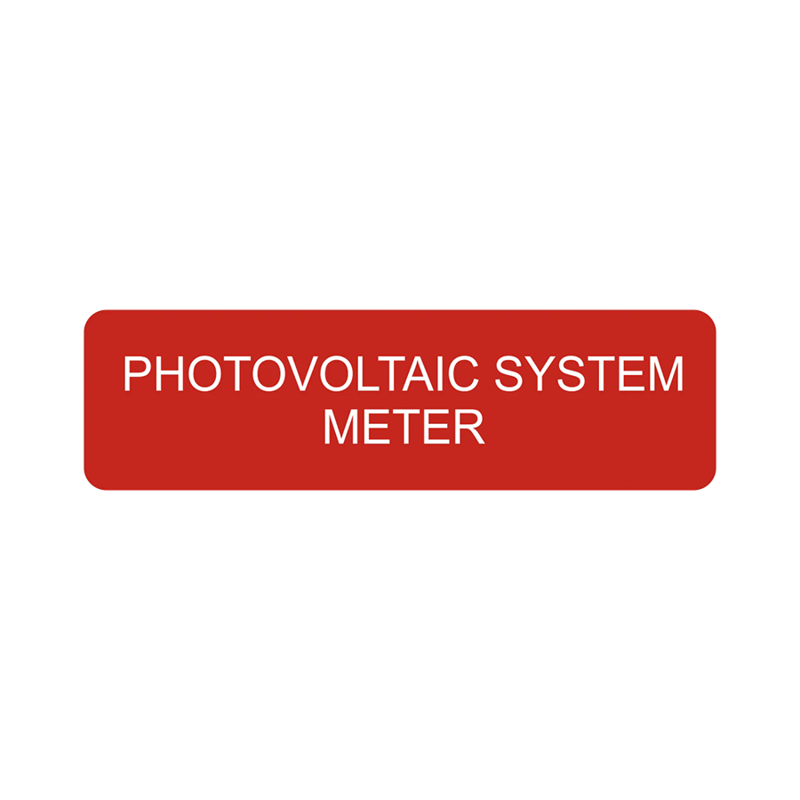 Photovoltaic System Meter - 1x3.5 V-020