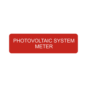 Photovoltaic System Meter - 1x3.5 V-020
